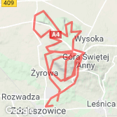 Mapa Bike Maraton Zdzieszowice 2011